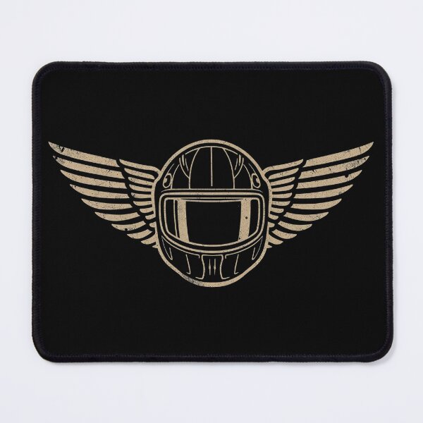 Item preview, Vintage Motorcycle Helmet Patch – Retro Biker Emblem Design designed and sold by MotoRebel.