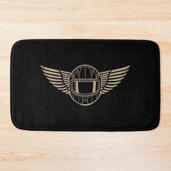 Item preview, Vintage Motorcycle Helmet Patch – Retro Biker Emblem Design designed and sold by MotoRebel.
