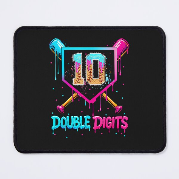 Item preview, Baseball Drip 10Th Birthday Boy Double Digits Ice Cream Drip designed and sold by diyoor.