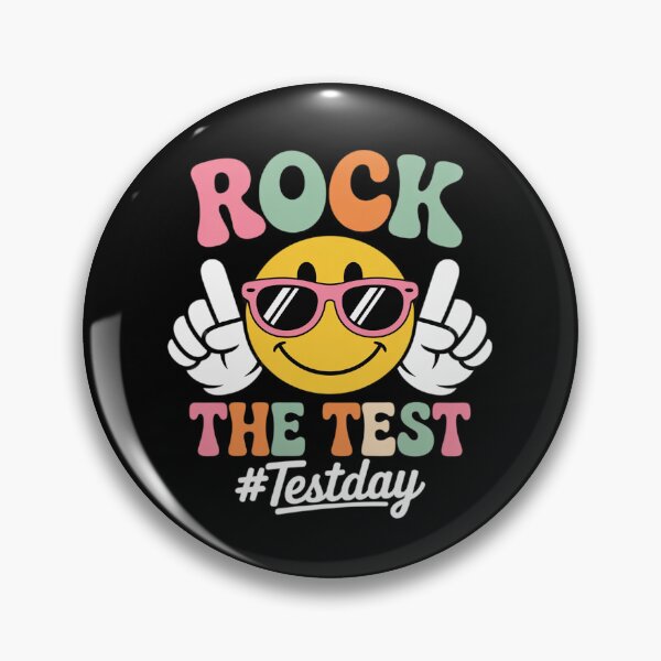 Item preview, Test Day Rock The Test Motivational Teacher Testing Day1  designed and sold by MicanCuteStore.