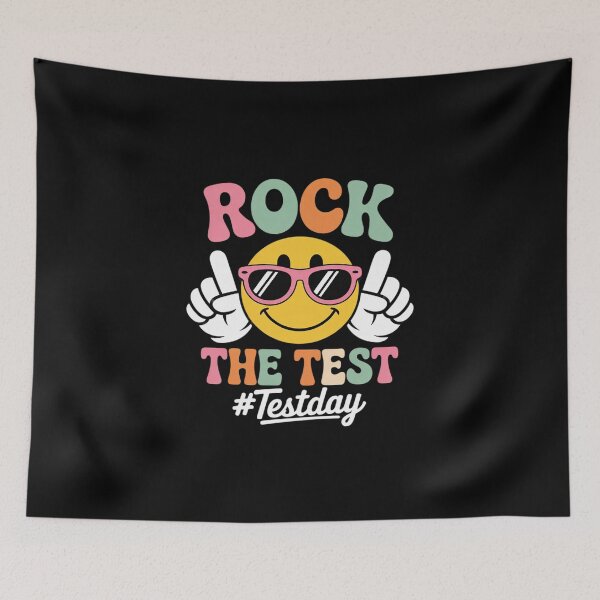 Item preview, Test Day Rock The Test Motivational Teacher Testing Day1  designed and sold by MicanCuteStore.