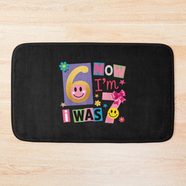 Item preview, I Was 6 Now I'M 7 Year Old Birthday Six Seven 67 Kids designed and sold by diyoor.