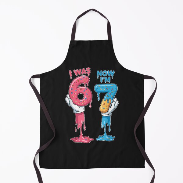 Item preview, I Was 6 Now I'M 7 Year Old Birthday Six Seven 67 Kids designed and sold by diyoor.