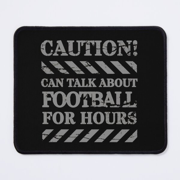 Item preview, Caution can talk about football grey 2 designed and sold by VRedBaller.