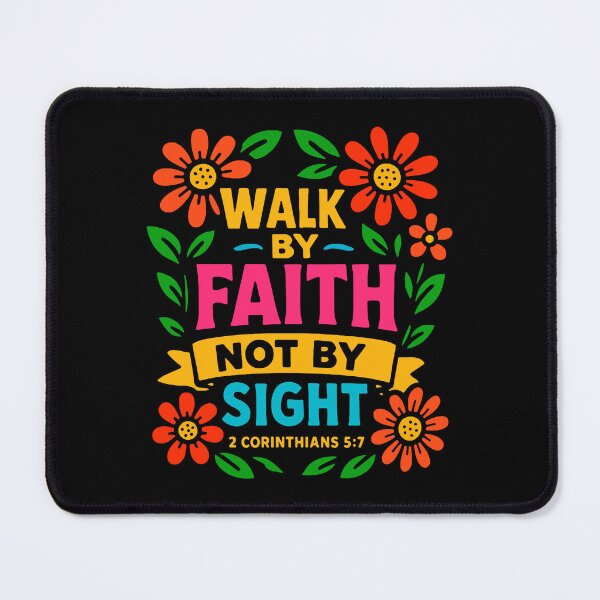 Item preview, 2 Corinthians 5:7 Walk By Faith Not By Sight designed and sold by plushism.
