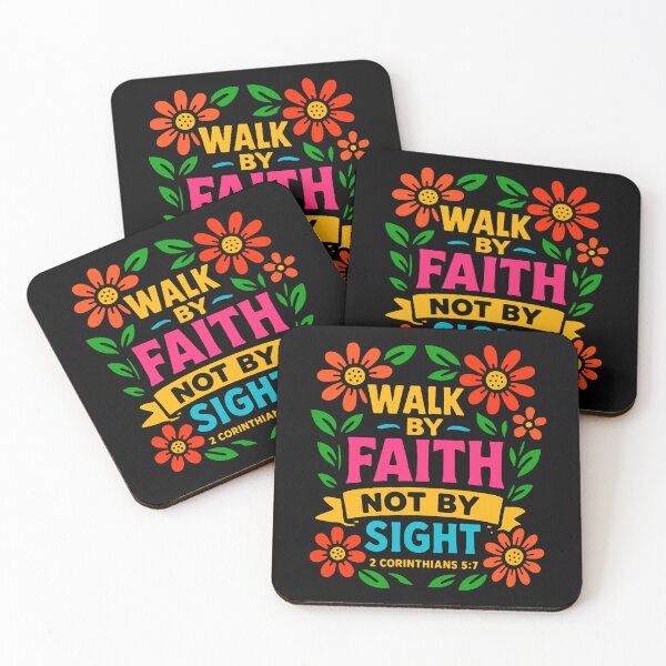 Item preview, 2 Corinthians 5:7 Walk By Faith Not By Sight designed and sold by plushism.