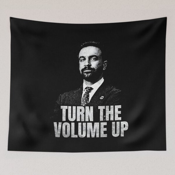 Item preview, Zohran Mamdani Turn the Volume up designed and sold by Gromovalilialil.