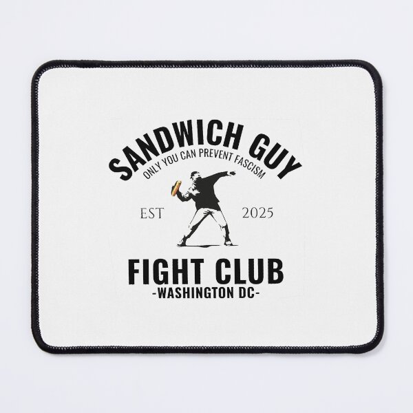 Item preview, Sandwich Guy Funny Protest DC Guy Only You Can Prevent Fascism designed and sold by peggycantu.