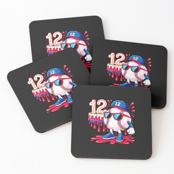 Item preview, Baseball 12 Year Old Ice Cream Drip 12Th Birthday designed and sold by diyoor.