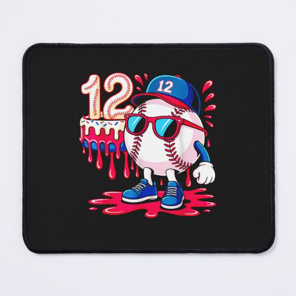 Item preview, Baseball 12 Year Old Ice Cream Drip 12Th Birthday designed and sold by diyoor.