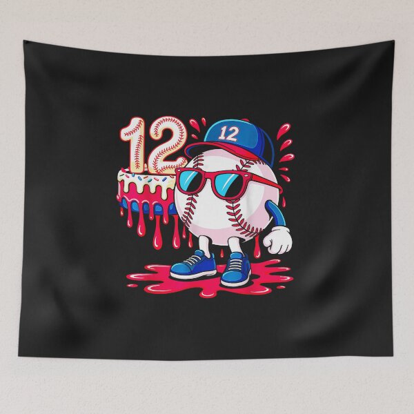 Item preview, Baseball 12 Year Old Ice Cream Drip 12Th Birthday designed and sold by diyoor.