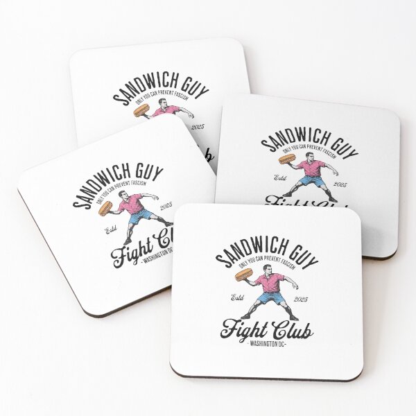 Item preview, Sandwich Guy Fight Club The Sandwich Guy Free DC Sandwich Guy Only You Can Prevent Fascism designed and sold by peggycantu.