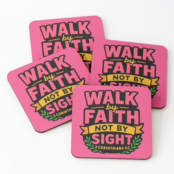 Item preview, 2 Corinthians 5:7 Walk By Faith Not By Sight designed and sold by plushism.