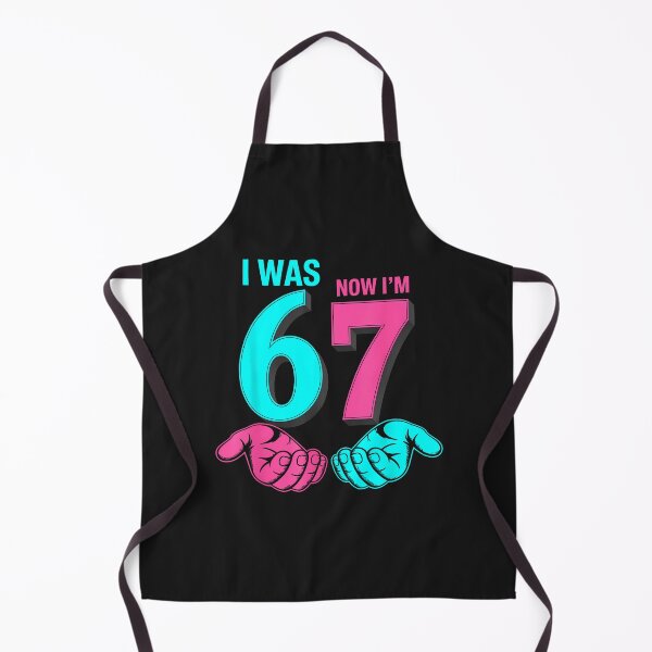 Item preview, I Was 6 Now I'M 7 Year Old Birthday Six Seven 67 Kids designed and sold by diyoor.