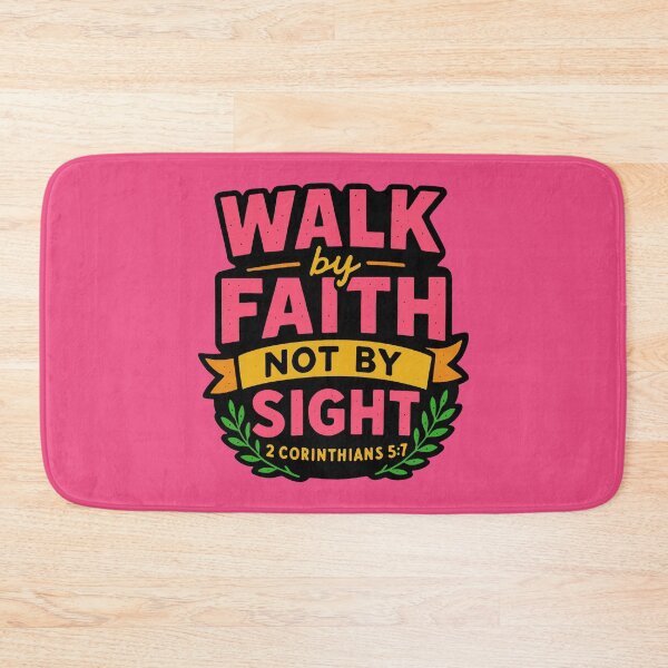 Item preview, 2 Corinthians 5:7 Walk By Faith Not By Sight designed and sold by plushism.