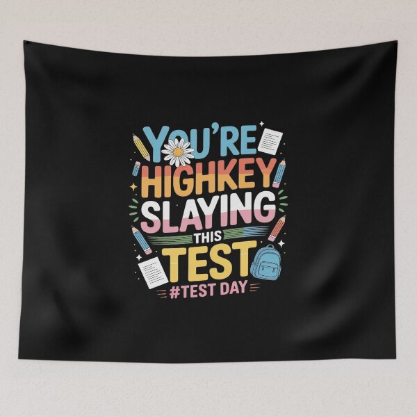 Item preview, Test Day You're Highkey Slaying This Test Teacher4  designed and sold by MicanCuteStore.