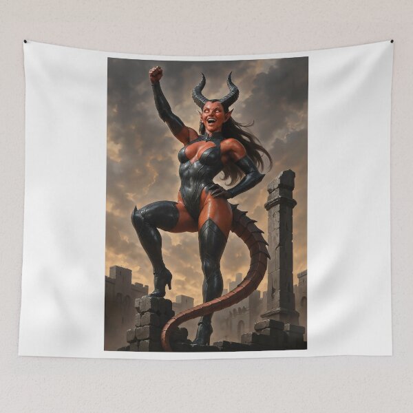 Item preview, Triumphant demoness yay   designed and sold by CathryneDelamort.