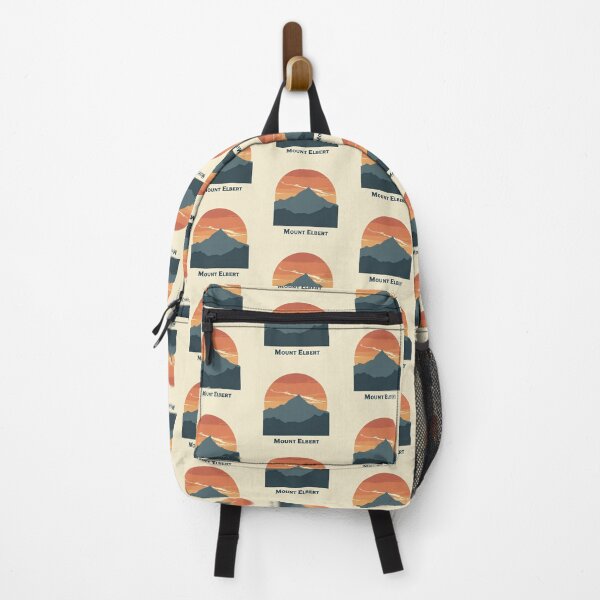 Item preview, Mount Elbert Silhouette | Colorado 14er Hiking Print designed and sold by Katedesignz.