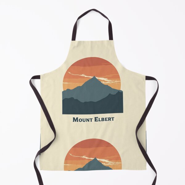 Item preview, Mount Elbert Silhouette | Colorado 14er Hiking Print designed and sold by Katedesignz.