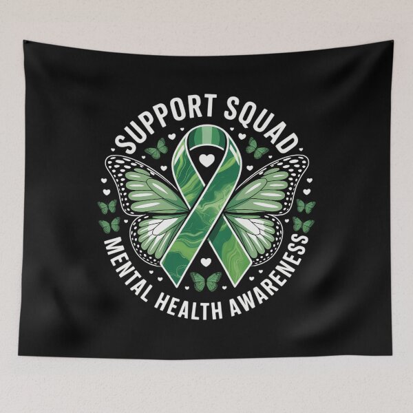Item preview, Support Squad Mental Health Awareness designed and sold by HellD3vil-Art.