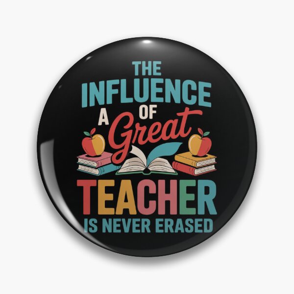 Item preview, THE INFLUENCE OF A GREAT TEACHER IS NEVER ERASED Teaching  designed and sold by MicanCuteStore.