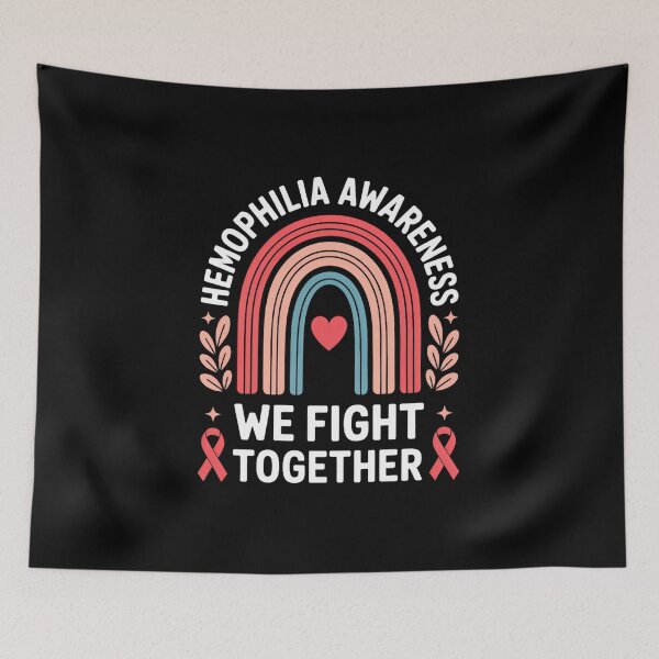 Item preview, We Fight Together Hemophilia Awareness designed and sold by HellD3vil-Art.
