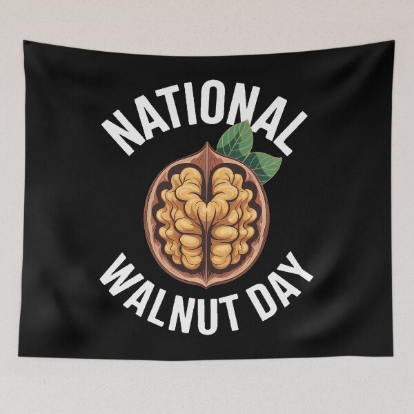Item preview, National Walnut Day Healthy Delicious Nuts designed and sold by Moon-Ape.