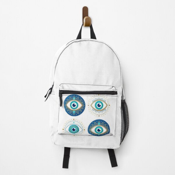 Item preview, Mandala Style Evil Eye Sticker Set | Blue & Gold Protection Amulet designed and sold by asliberry.
