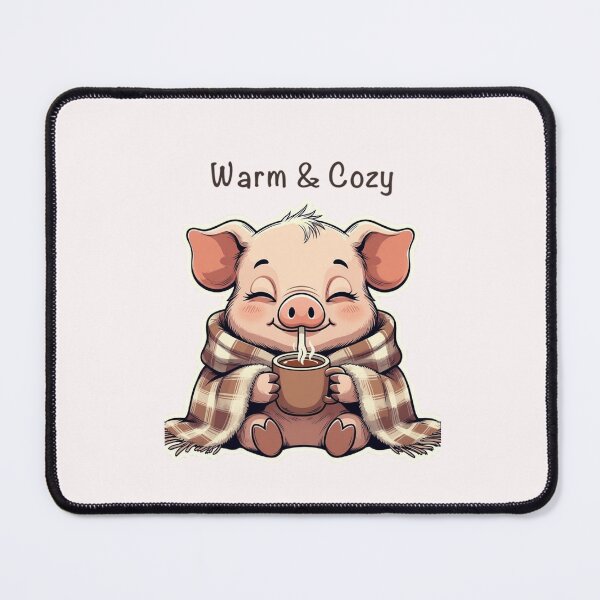 Item preview, Warm & Cozy – Piglet Winter Tee designed and sold by EcoArtTees.