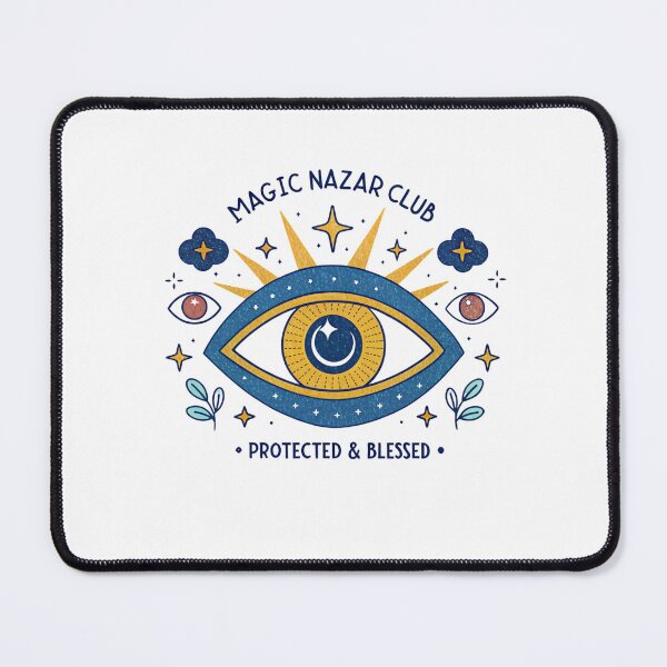 Item preview, Magic Nazar Club | Protected & Blessed Evil Eye T-shirt Design designed and sold by asliberry.