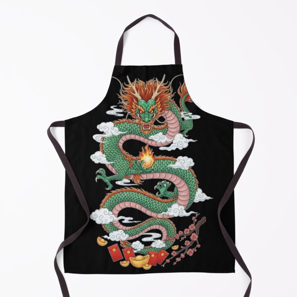 Item preview, Auspicious Dragon's Golden Blessings designed and sold by ZodiacWonders.