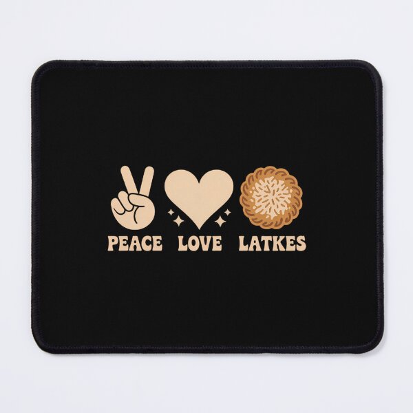 Item preview, Peace Love Latkes Happy Hanukkah Menorah Jewish Food Lover designed and sold by Moon-Ape.