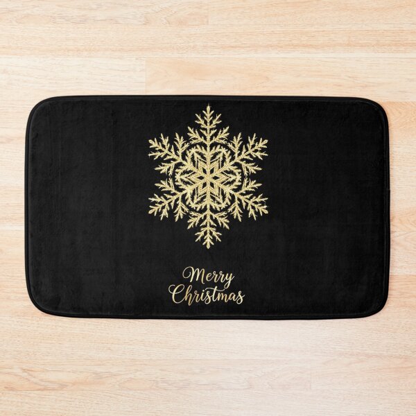 Item preview, Golden Snowflake Elegance – Luxurious Sparkling Merry Christmas Design designed and sold by PixelVibe782.