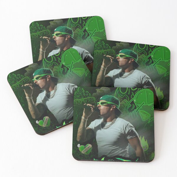 Item preview, Feid – Ferxxo Green Flame Street Art Aesthetic Design designed and sold by Aliyah Niko.