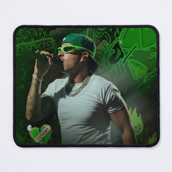 Item preview, Feid – Ferxxo Green Flame Street Art Aesthetic Design designed and sold by Aliyah Niko.