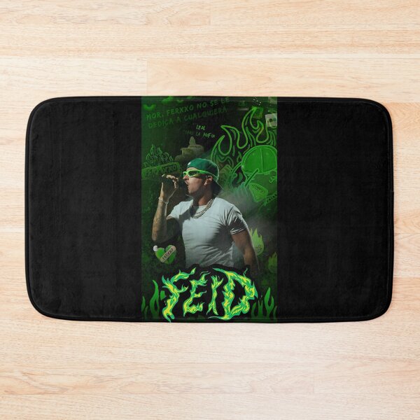 Item preview, Feid – Ferxxo Green Flame Street Art Aesthetic Design designed and sold by Aliyah Niko.