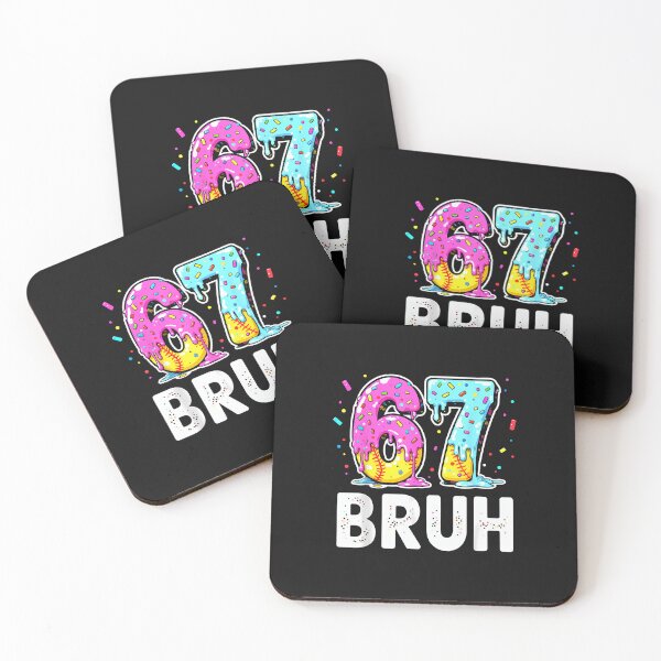 Item preview, Ice Cream Dripping Softball Drip Fun 6 7 Six Seven Meme Bruh designed and sold by facegm.