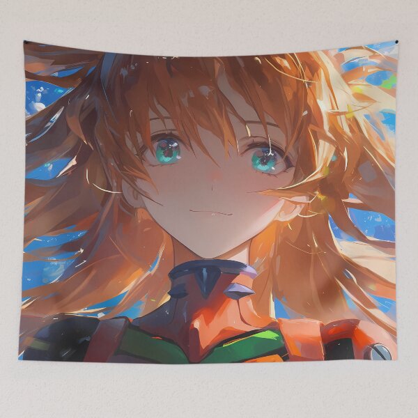 Item preview, Asuka Langley Soryu Neon Genesis Evangelion Anime Red Plugsuit designed and sold by HumbertoValveno.