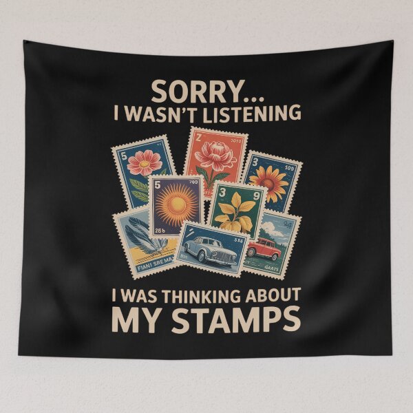 Item preview, Stamp Collecting For Collectors Listening Philatelist designed and sold by HellD3vil-Art.