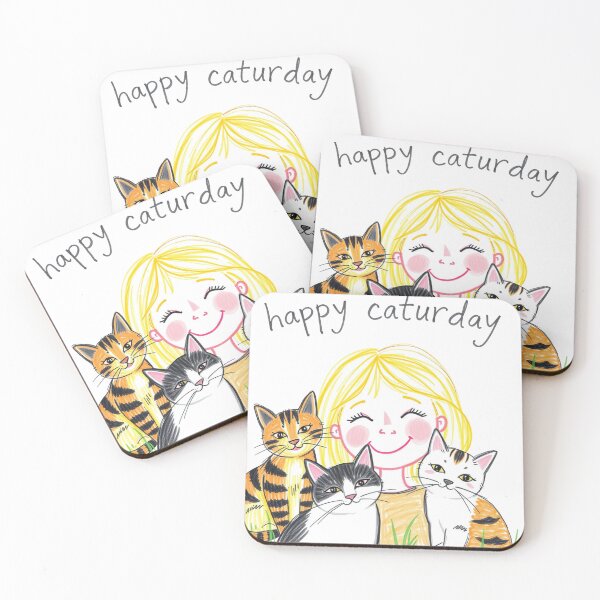 Item preview, happy caturday designed and sold by Talpha.