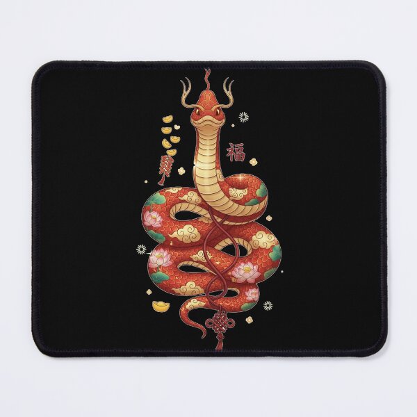 Item preview, Auspicious Serpent Charm designed and sold by ZodiacWonders.