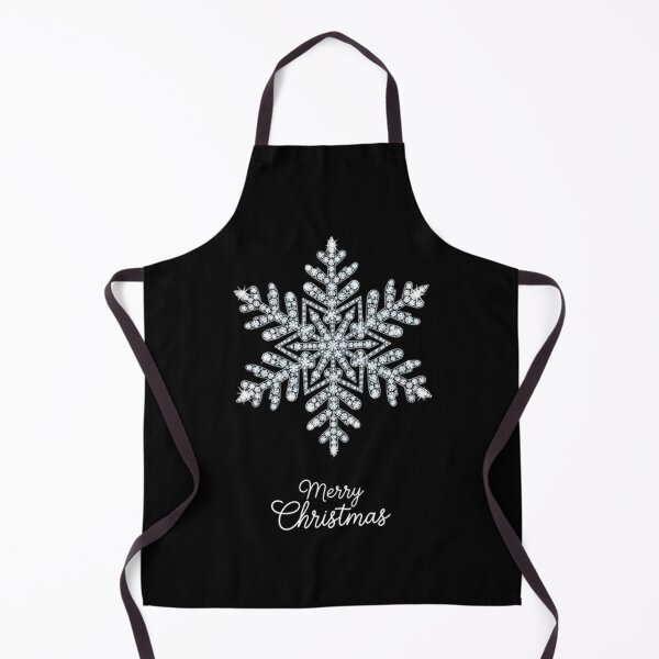 Item preview, Silver Christmas Sparkle – Luxurious Realistic Snowflake with Glowing “Merry Christmas designed and sold by PixelVibe782.