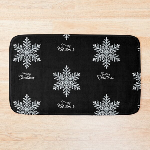 Item preview, Silver Christmas Sparkle – Luxurious Realistic Snowflake with Glowing “Merry Christmas designed and sold by PixelVibe782.