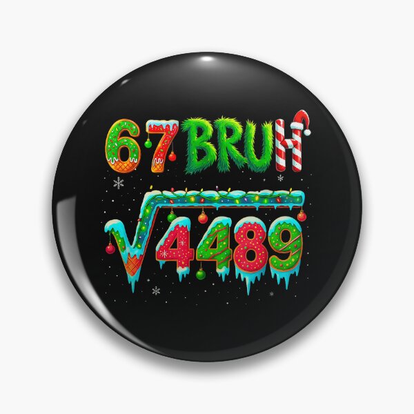 Item preview, 67 Christmas Santa Says 67 Bruh Christmas Square Root 4489 designed and sold by facegm.