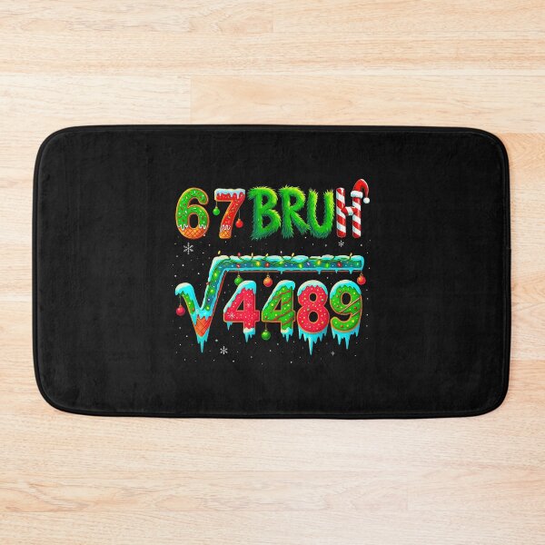 Item preview, 67 Christmas Santa Says 67 Bruh Christmas Square Root 4489 designed and sold by facegm.