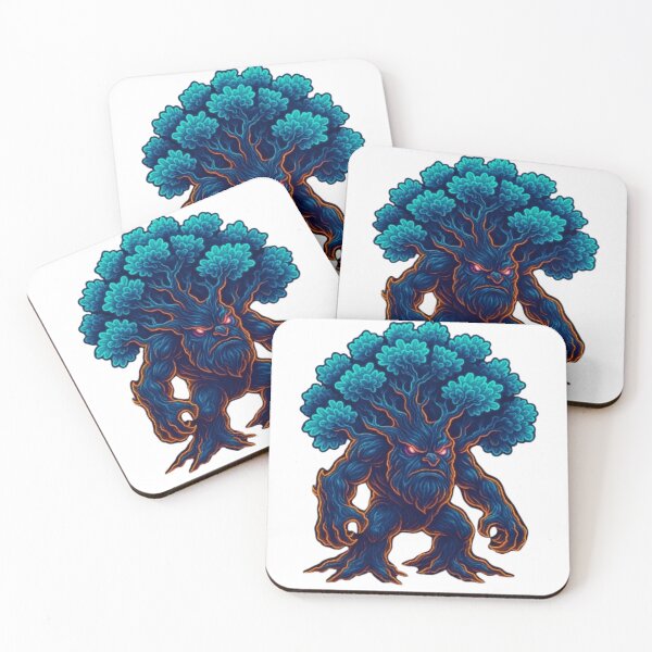 Item preview, Neon Oak Beast – The Glowing Forest Guardian designed and sold by GlowAIDesigns.