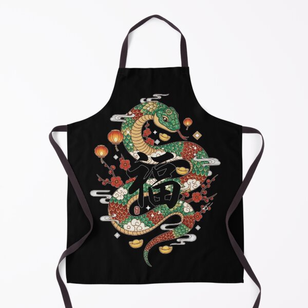 Item preview, Auspicious Snake of Fortune designed and sold by ZodiacWonders.