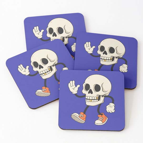 Item preview, A CUTE 60'S CARTOON SKULL designed and sold by infinitearte.
