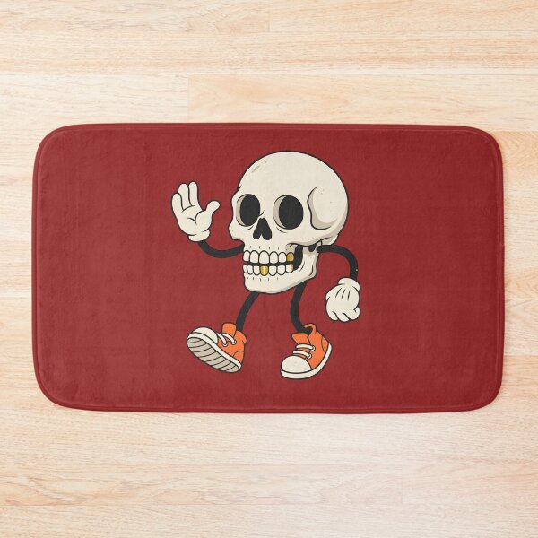 Item preview, A CUTE 60'S CARTOON SKULL designed and sold by infinitearte.
