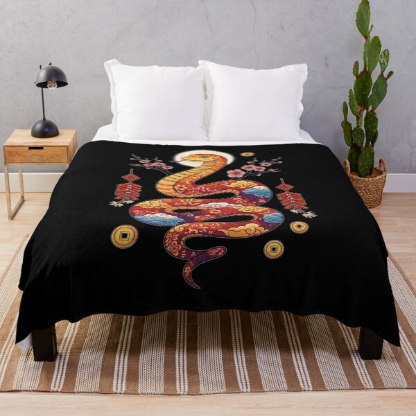 Item preview, Zodiac Snake Blossom Fortune designed and sold by ZodiacWonders.